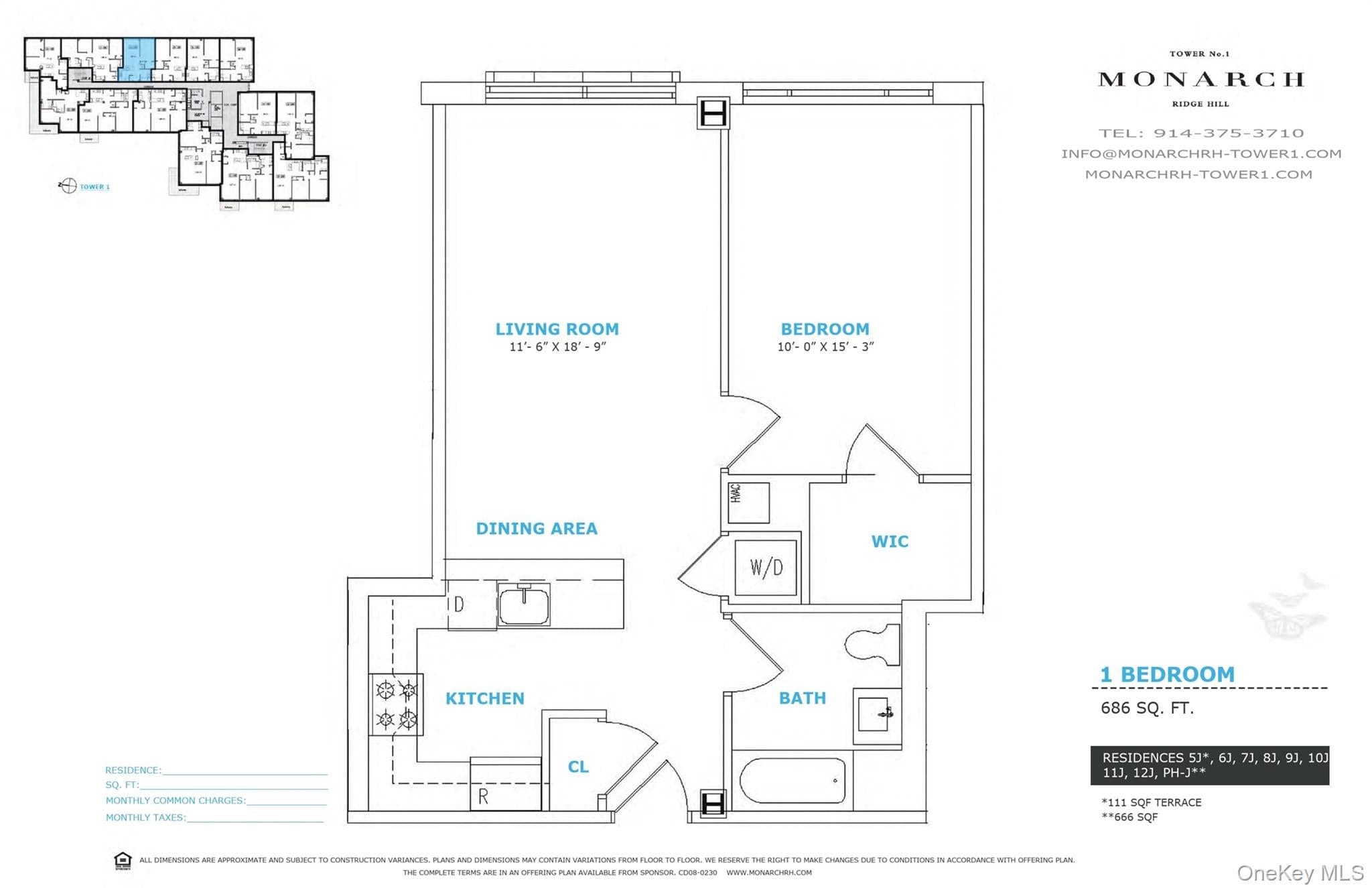 701 Ridge Hill Boulevard Unit: 12J thumbnail 6