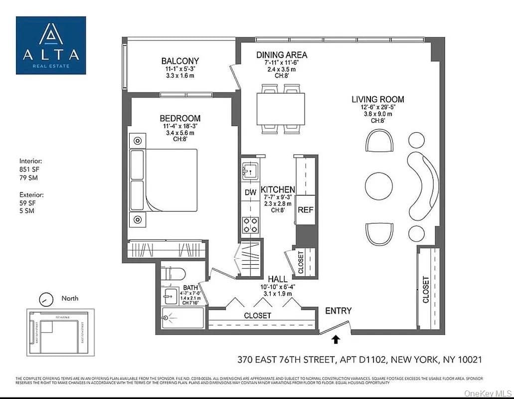 370 E 76th Street Unit: B1102 thumbnail 8
